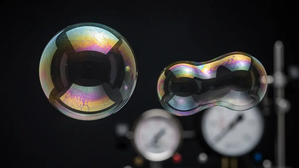 Graphique technique montrant deux courbes d'alvéographe superposées avec des bulles de pâte en formation