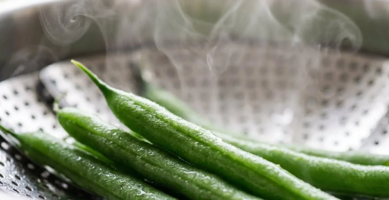 Technique de cuisson sous-vide pour préserver la couleur et la texture des légumes verts